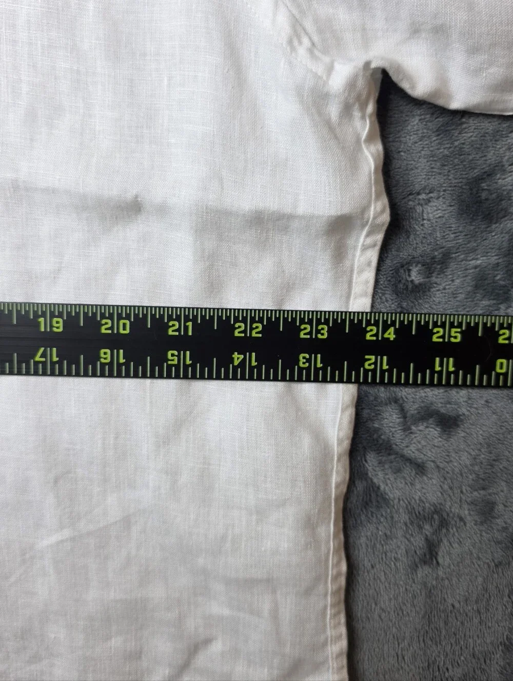 Untuckit Shirt Men Large White Linen Button Up Dress Solid Casual Camp Adult - Picture 4 of 7